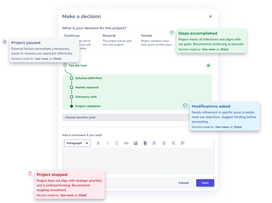 Innovation Decision-Making Software