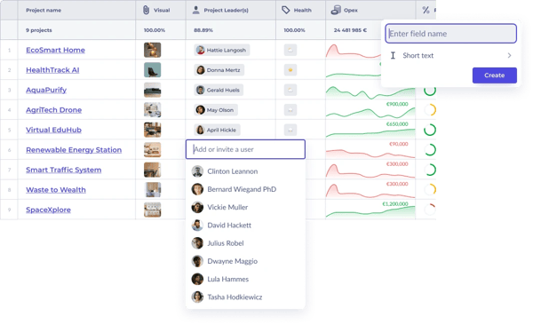Visibility Across Projects in Braineet
