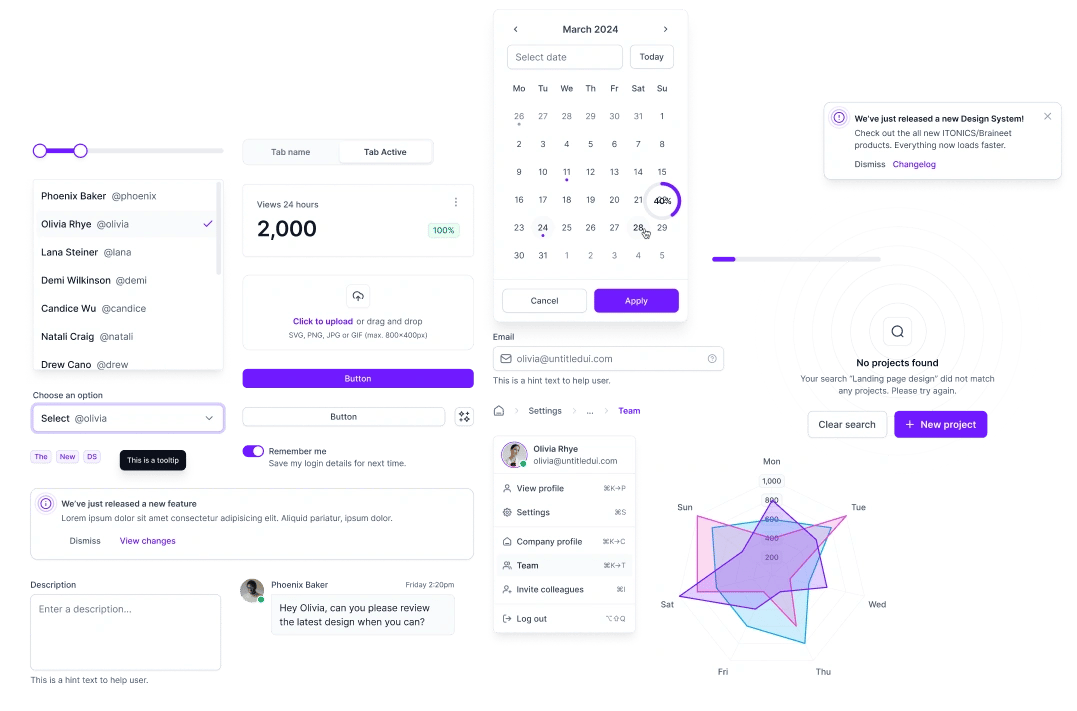 User Interface - Braineet Innovation Software