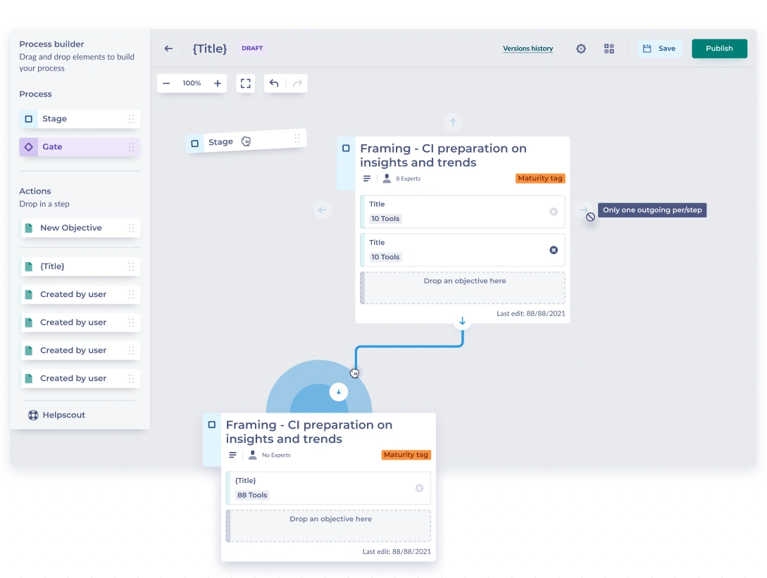 Intuitive Workflow Builder